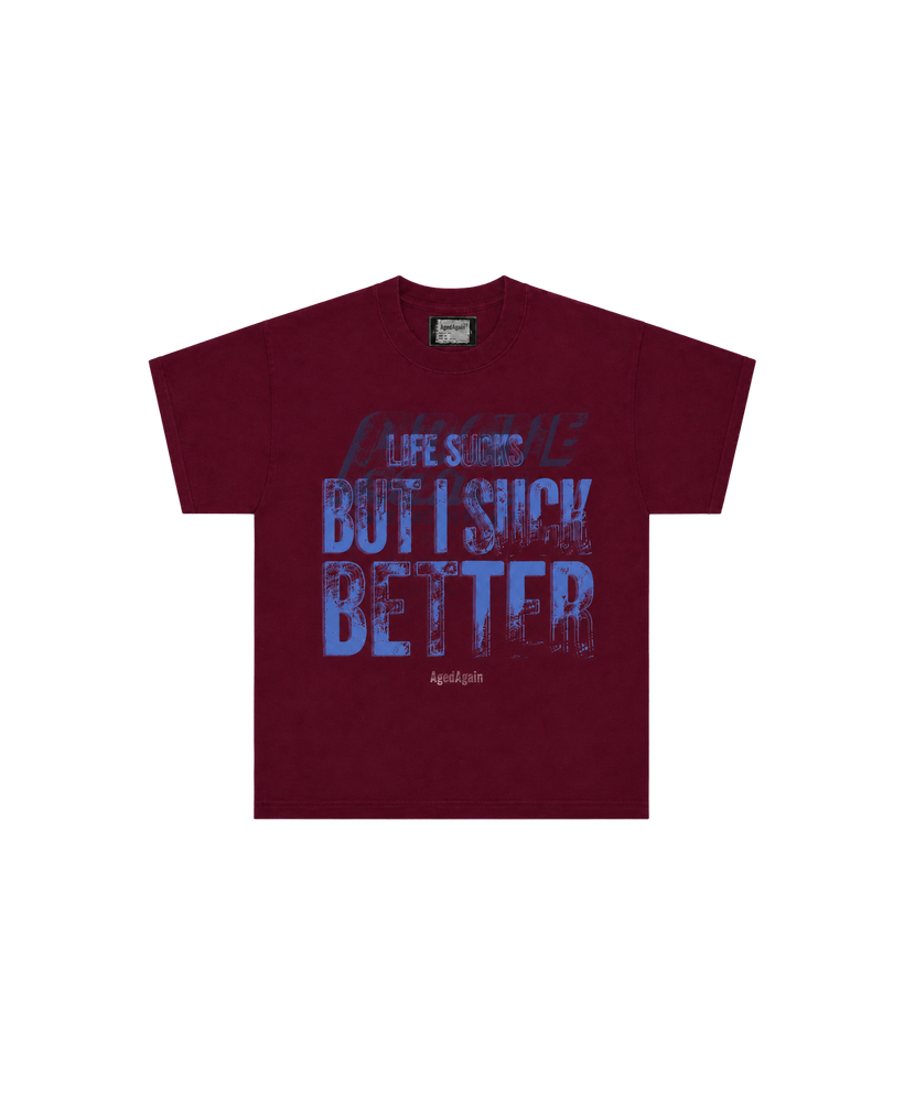 Life Sucks - Tee - Red