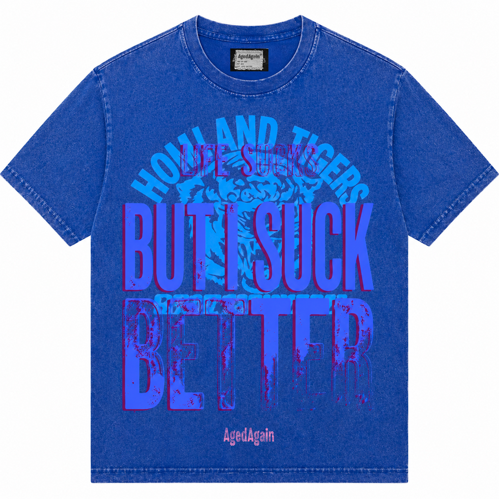 Life Sucks - Tee - Blue - front
