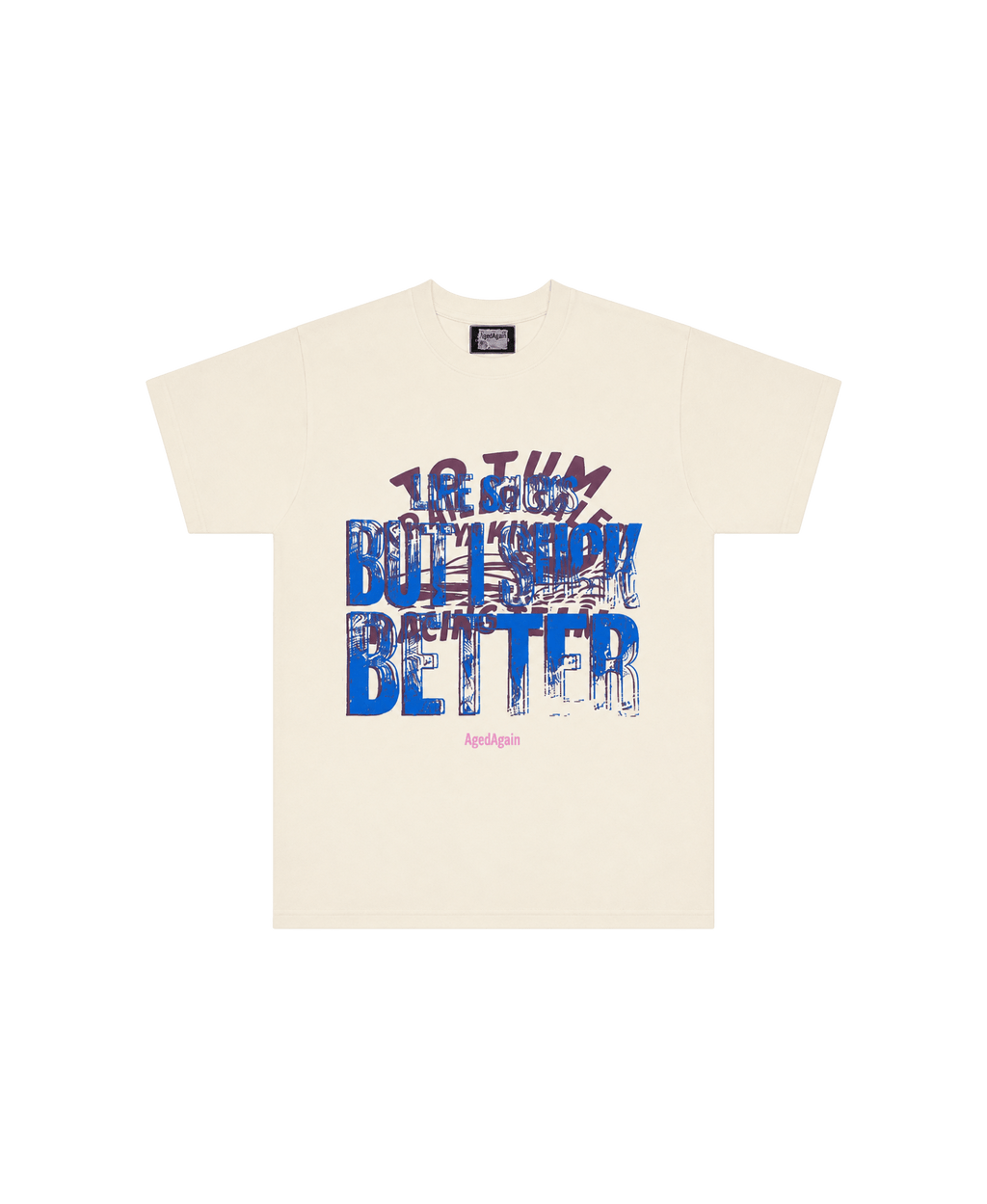 Life Sucks - Tee - Beige - AgedAgain