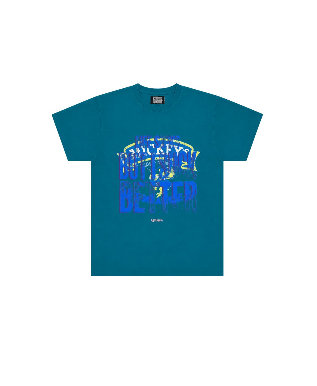 Life Sucks - Tee - Sage - AgedAgain